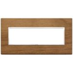 21657.31 Накладка (рамка) EIKON EVO на 7 модулей noce italiano