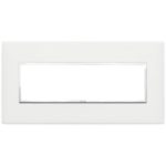 21657.41 Накладка (рамка) EIKON EVO на 7 модулей glacier ice