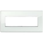 21657.71 Накладка (рамка) EIKON EVO на 7 модулей acqua