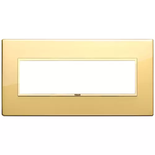 21657.G09 Placa (rama) decorativa EIKON EVO 7 module, culoarea oro totale lucido