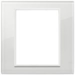 21668.87 Placa (rama) decorativa EIKON EVO 8 module, culoarea bianco totale diamante