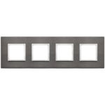 21669.03 Placa (rama) decorativa EIKON EVO 8 (2+2+2+2) module, culoarea int71 grigio lava