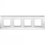 Vimar Placa decorativa EIKON, rama decorativa EIKON EXÉ 8 module