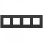 22669.03 Placa (rama) decorativa EIKON EXE 8M (2+2+2+2) grigio antr.