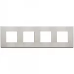 22669.11 Placa (rama) decorativa EIKON EXE 8M (2+2+2+2) nichel spazz.