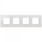 22669.71 Placa (rama) decorativa EIKON EXE 8M (2+2+2+2) bianco latte