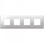 22669.81 Накладка (рамка) EIKON EXE 8M (2+2+2+2) nichel