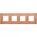 22669.86 Накладка (рамка) EIKON EXE 8M (2+2+2+2) rame spazzolato