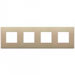 22669.88 Накладка (рамка) EIKON EXE 8M (2+2+2+2) oro satinato