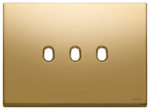Placa (rama) decorativa pentru intrerupatoare si prize modulare