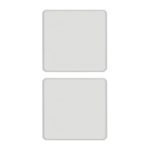 22751.0.01 2 butoane fara simbol VIMAR Eikon Exe Flat alb