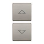 22751.2.11 2 butoane cu simbol sageti VIMAR Eikon Exe Flat nichel
