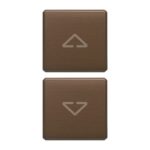 22751.2.12 Две накладки на клавиши со стрелками VIMAR Eikon Exe Flat бронзовые