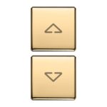 22751.2.82 2 butoane cu simbol sageti VIMAR Eikon Exe Flat auriu
