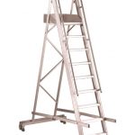 Scara cu platforma din aluminiu