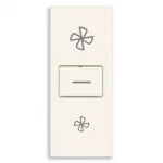 30063.B Выключатель-кнопка для вентилятора 1P 10AX белый, Vimar LINEA