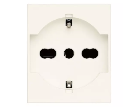 30210.B Priza 2P+E 16A Universala alba 2m, Vimar LINEA