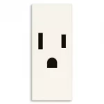 30242.B Priza 2P+E 15A USA SICURY alba 2m, Vimar LINEA