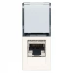 priza rj45 cat6 alba, vimar linea, priza internet modulara, priza calculator alba, розетка интернетная, розетка компьютерная rj45 cat6