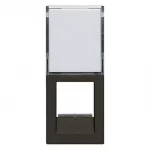 Adaptor priza RJ45 neagra 1m, Vimar LINEA