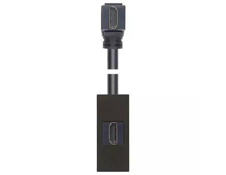 priza hdmi cu cablu neagra