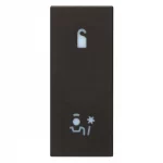 intrerupator cu indicator stare camera negru sistem modular