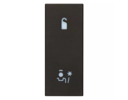 intrerupator cu indicator stare camera negru sistem modular