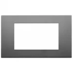 Placa (rama) decorativa 4m culoarea metal satin inox, Vimar LINEA