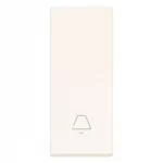 31000.CB Накладка модульная in-line со значком колокольчика белая 1M, Vimar LINEA