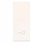 31000.PB Накладка модульная in-line со значком ключа белая 1M, Vimar LINEA