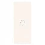 31000A.CB Накладка модульная аксиальная со значком колокольчика белая 1M, Vimar LINEA