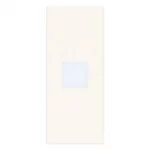 31000A.DB Tasta modulara axiala cu dispersor 1M alba, Vimar LINEA