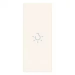 31000A.LB Tasta modulara axiala symbol iluminat 1M alba, Vimar LINEA