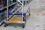 Scara cu platforma din aluminiu