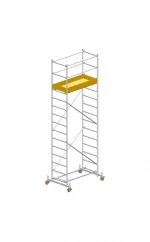 schela din aluminiu modulara cu prindere cu cleme millenium svelt, schela metalica, строительные леса из алюминия
