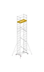 schela din aluminiu modulara cu prindere cu cleme millenium svelt, schela metalica, строительные леса из алюминия