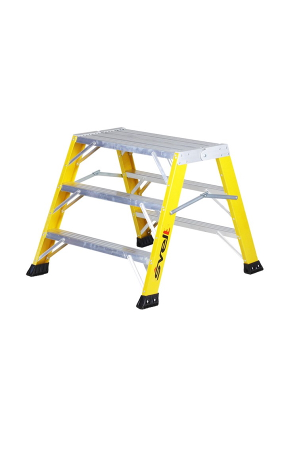 Scara dielectrica din fibră de sticlă cu platforma