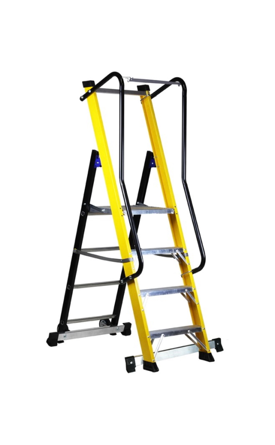 Scara dielectrica din fibră de sticlă cu platforma