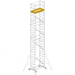 schela din aluminiu modulara cu prindere cu cleme millenium svelt, schela metalica, строительные леса из алюминия