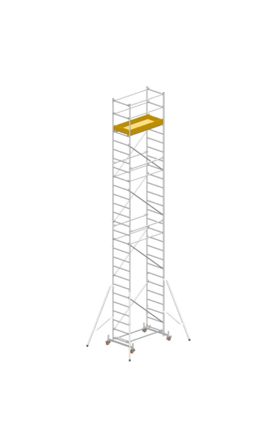 schela din aluminiu modulara cu prindere cu cleme millenium svelt, schela metalica, строительные леса из алюминия