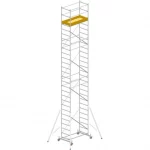 schela din aluminiu modulara cu prindere cu cleme millenium svelt, schela metalica, строительные леса из алюминия