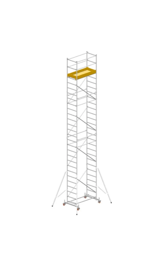 schela din aluminiu modulara cu prindere cu cleme millenium svelt, schela metalica, строительные леса из алюминия