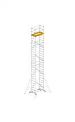 schela din aluminiu modulara cu prindere cu cleme millenium svelt, schela metalica, строительные леса из алюминия