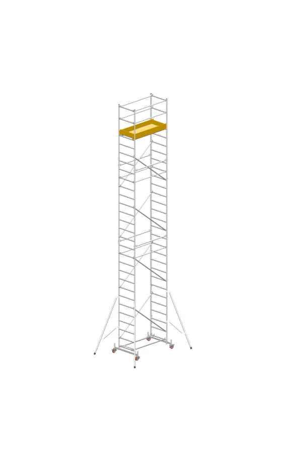 schela din aluminiu modulara cu prindere cu cleme millenium svelt, schela metalica, строительные леса из алюминия