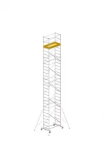 schela din aluminiu modulara cu prindere cu cleme millenium svelt, schela metalica, строительные леса из алюминия