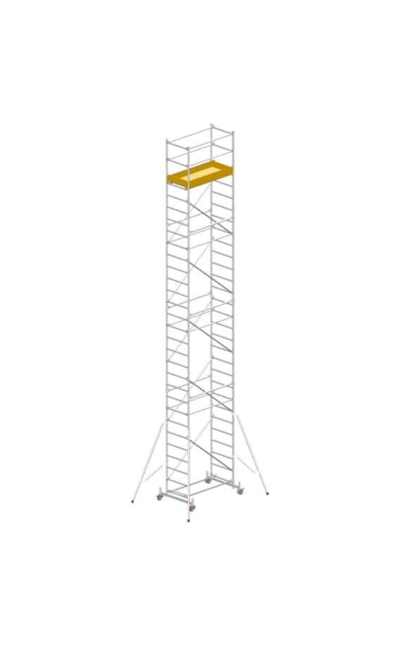 schela din aluminiu modulara cu prindere cu cleme millenium svelt, schela metalica, строительные леса из алюминия