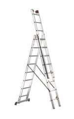 Scăra cu flanse de extensie profesionale din aluminiu cu nervuri