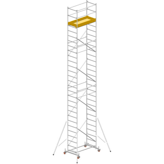 schela din aluminiu modulara cu prindere cu cleme millenium svelt