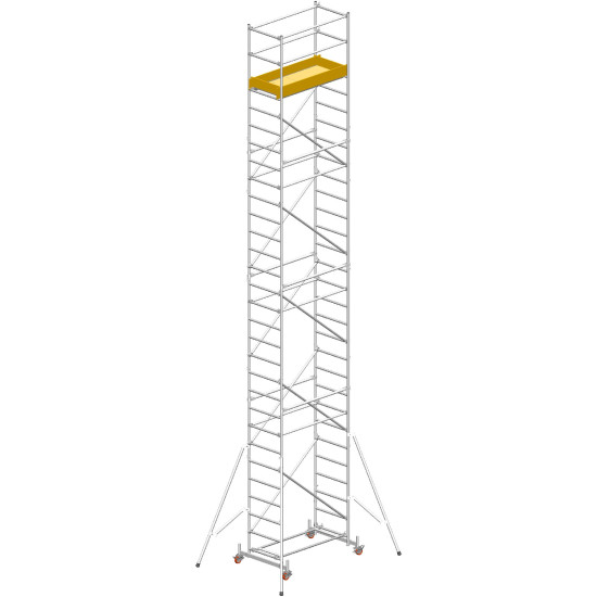 schela din aluminiu modulara cu prindere cu cleme millenium svelt
