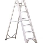 Scara dubla, profesionala cu trepte pe o singura latura